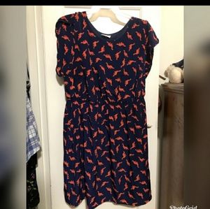 PeachLove dinosaur print dress